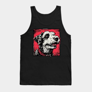 Retro Art Bedlington Terrier Dog Lover Tank Top